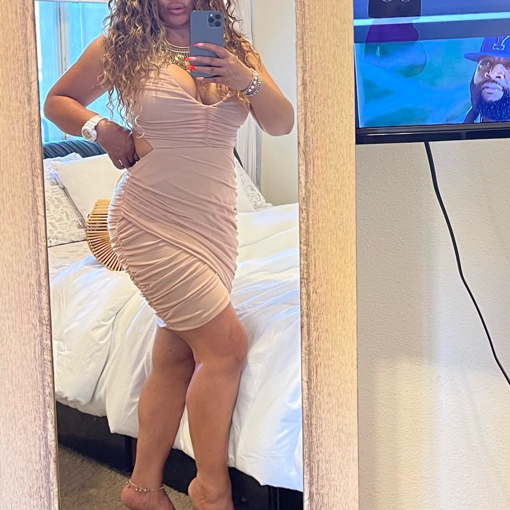 Fashion Nova dress.
